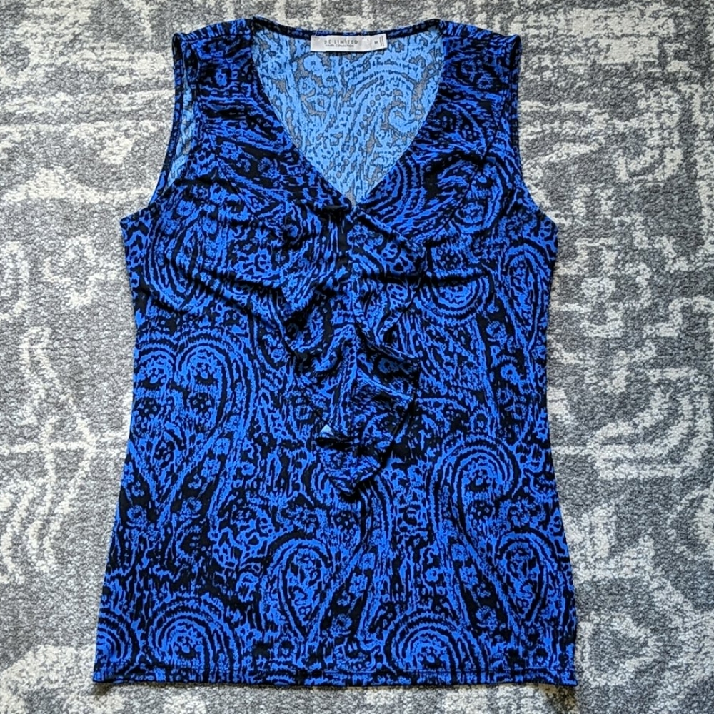 Sleeveless Ruffle Top